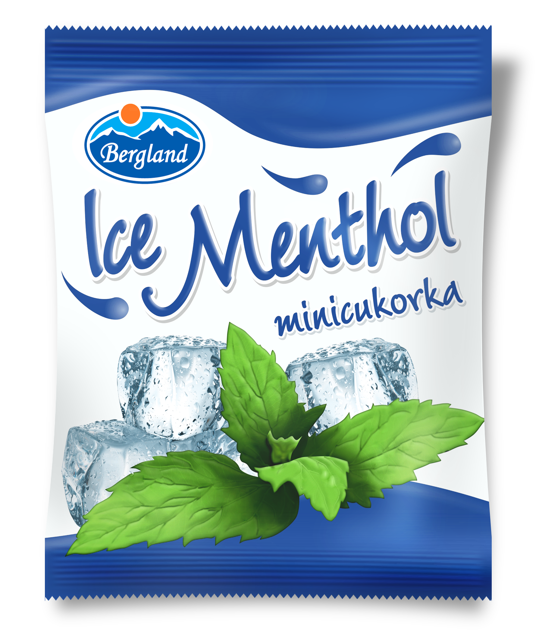 Bergland Ice Menthol minicukorka 70g